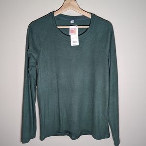 Uniqlo Heattech Fleece Long Sleeve Tee